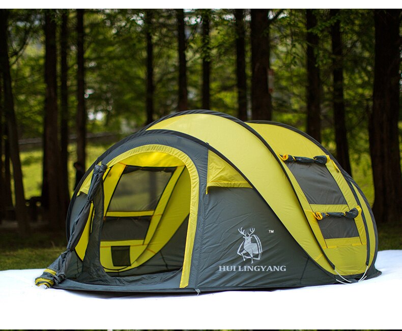 Cheap Goat Tents Tent Pop Up Camping Tents Outdoor Camping Beach Open Tent Waterproof Tents Large Automatic Ultralight Family Tents 